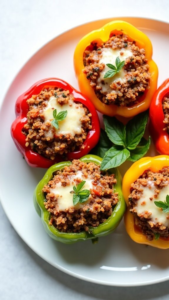 Air Fryer Stuffed Bell Peppers