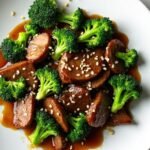beef and broccoli dish