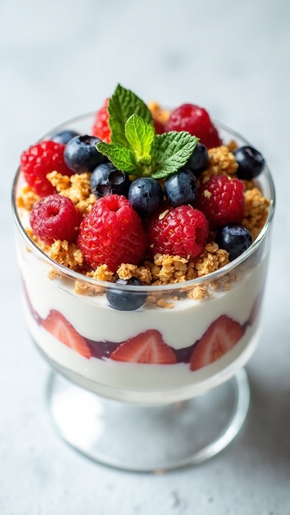 Greek Yogurt Parfait With Berries