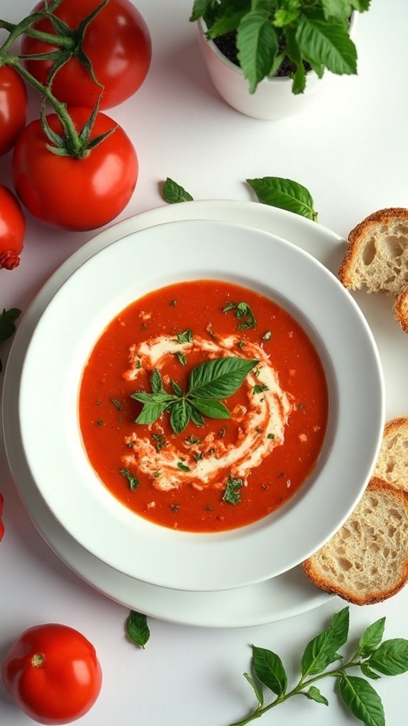 Creamy Tomato Basil Soup