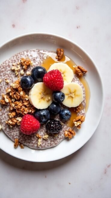 creamy chia seed dessert