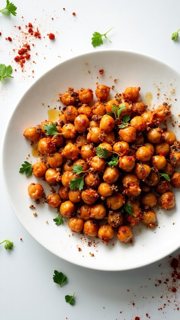 Spicy Roasted Chickpeas