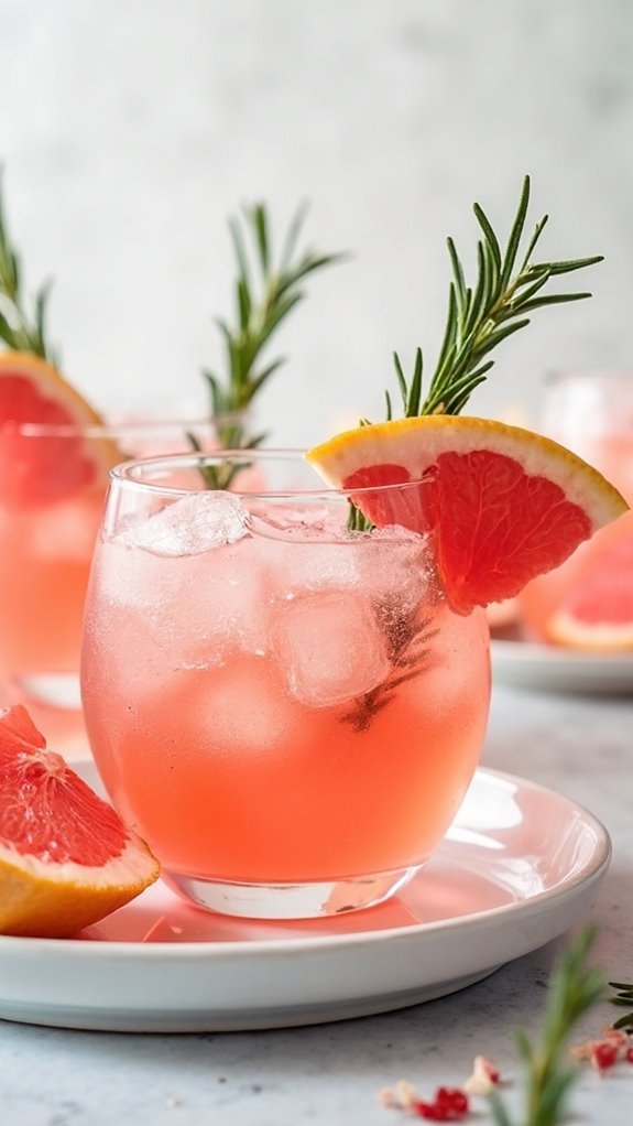 Grapefruit Rosemary Sparkler
