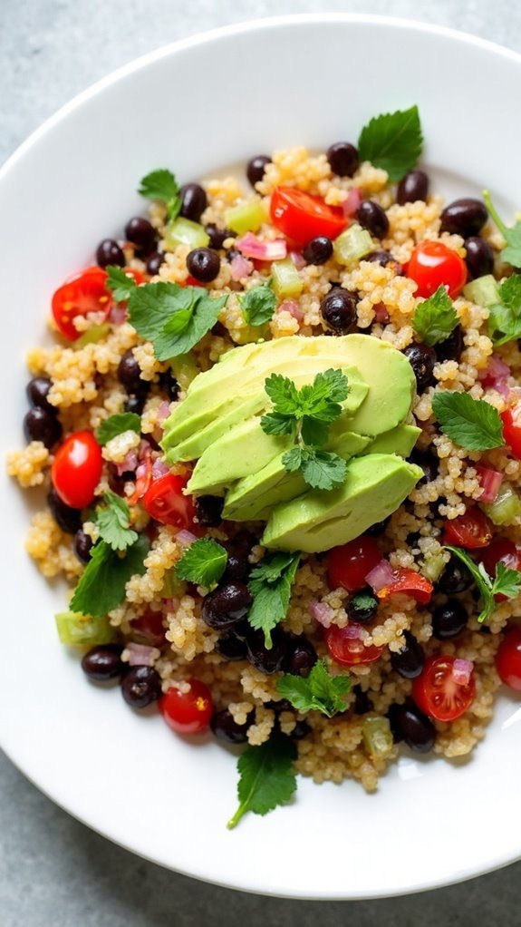 Quinoa and Black Bean Salad