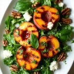peachy arugula salad delight
