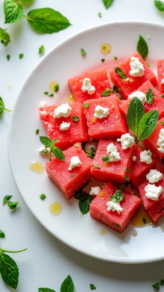 Watermelon and Feta Salad With Mint