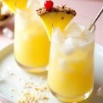 tropical pineapple coconut drink